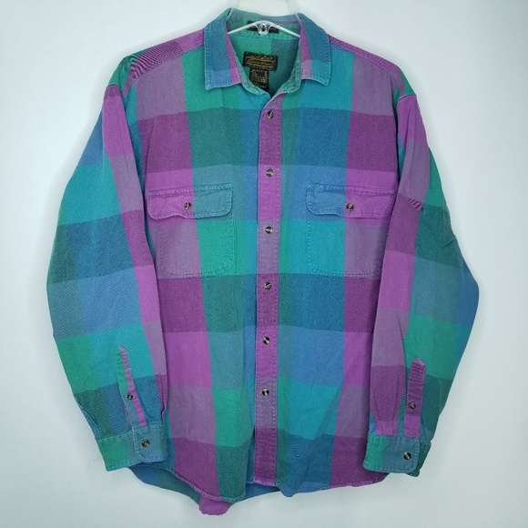 Eddie Bauer Outboud Twill Shirt VTG Mens Size XL - Picture 1 of 6